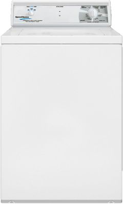 Speed Queen® Commercial 3.2 Cu. Ft. White Non-Vended Top Load Electric Washer