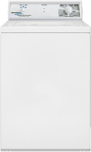 Speed Queen® Commercial 3.2 Cu. Ft. White Agitator Non-Vended Top Load Electric Washer