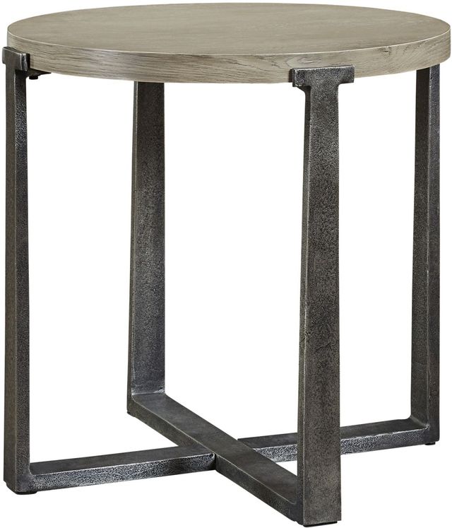Signature Design by Ashley® Dalenville Gray Round End Table-0