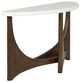 Magnussen Home® Arwen White Top Sofa Table with Turkish Coffee Base-3