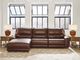 Signature Design by Ashley® Silverbrooke 3-Piece Canyon Power Reclining Sofa Chaise-1