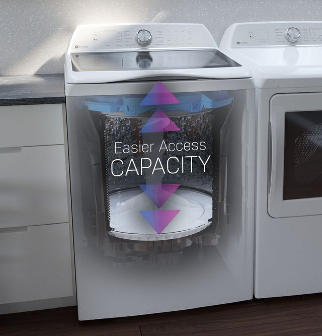 GE Profile™ 5.3 Cu. Ft. Sapphire Blue Top Load Washer -12