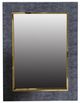 A & B Home Merrin Gold/Gray Wall Mirror-0