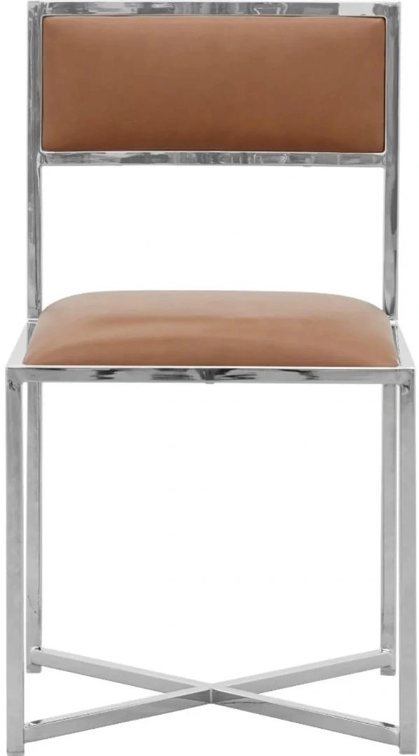 Modus Furniture Amalfi Cognac X-Base Side Chair-2
