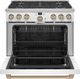 Café™ 36" Matte White Pro Style Dual Fuel Range-1