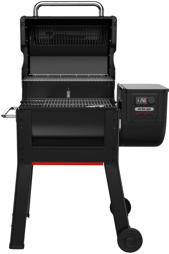 Weber® Smoque™ 39" Black Wood Pellet Smoker-1