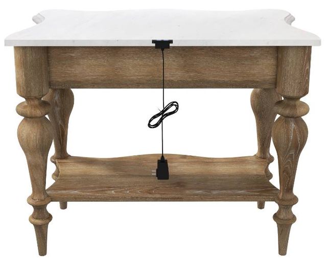 Pulaski™ Weston Hills Flax Seed Bedside Table-3