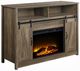 ACME Furniture Tobias Rustic Oak 51" Fireplace-0