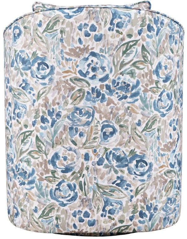 Jofran Inc. Bloom Blue Swivel Accent Chair-4