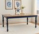 Powell® Trimble Brown Dining Table with Navy Base-1