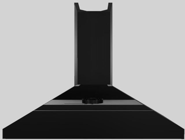Vent-A-Hood® 48" Black Wall Mounted Range Hood-2