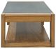 Signature Design by Ashley® Quentina Black Top Lift Top Cocktail Table with Light Brown Base -3