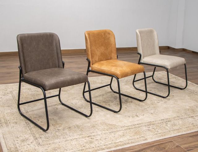 International Furniture Direct Seating Beige Side Chair-1