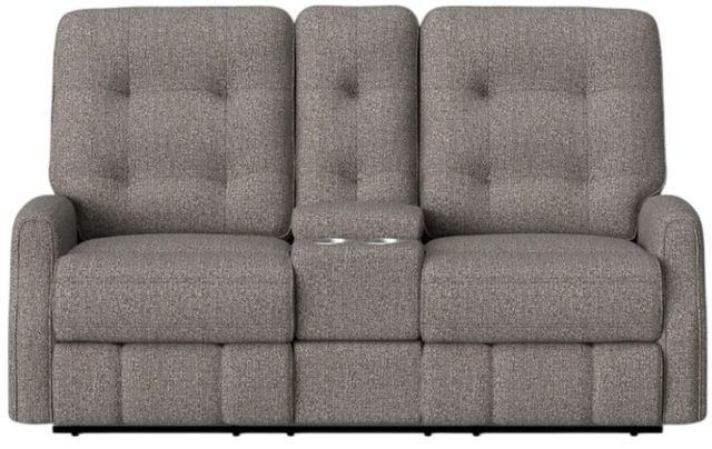 Flexsteel® Customizable Devon 72" Power Reclining Loveseat with Console and Power Headrests-2