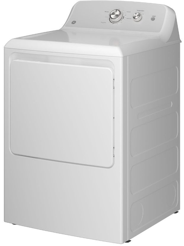 GE® 7.2 Cu. Ft. White Gas Dryer-2