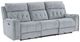 Homelegance® Celeste Gray Power Double Reclining Sofa with Power Headrests-0