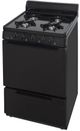 Premier 24" Black Freestanding Gas Range-2