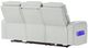 Global Furniture USA U8611 Blanched Silver Power Reclining Sofa with LED-5