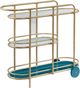 Sauder® Coral Cape® Satin Gold Bar Cart-0