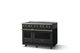 Viking® 5 Series 48" Antique Bronze Pro Style Induction Range with Brushed Brass Trim-2