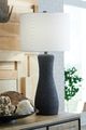 Signature Design by Ashley® Maykins Black/White Table Lamp-2