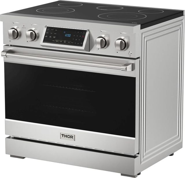 Thor Kitchen® Gordon Ramsay Series 36" Stainless Steel Pro Style Electric Range-2
