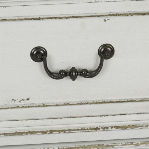 Liberty Furniture Abbey Park 4-Piece Antique White/Weathered Brown Queen Sleigh Bedroom Set-15