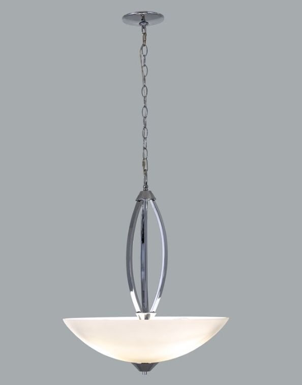 YHD Paloma Chrome 3-Light Chandelier-1