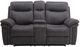 Parker House® Mason Charcoal Power Reclining Console Loveseat with Power Headrest-0