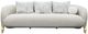 Michael Amini® Scotts Square Light Champagne Sofa-1