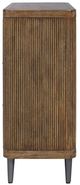 Uttermost® Pinstripe Light Walnut 2-Door Cabinet-5