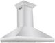 ZLINE 48" Stainless Steel Professional Convertible Vent Wall Mount Range Hood with Crown Molding-2