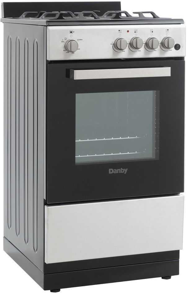 Danby 20" Stainless Steel Freestanding Gas Range-3