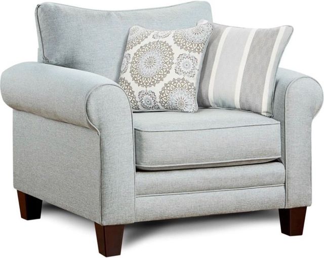 Fusion Furniture Grande Mist Grey Chair and a Half-0