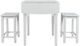 Jofran Inc. Eastern Tides 3-Piece ET Brushed White Counter Dining Set-3