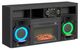 Elements International St.Cloud Black Fireplace with Sound System-0