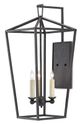 Currey & Company Denison Molé Black Wall Sconce-1
