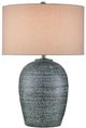 Currey & Company Agatha Reactive Black/White Table Lamp-1