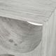 Uttermost® Hans Distressed Ivory Side Table-4