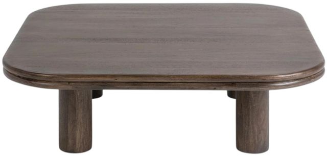 Classic Home Miranda Cocoa Brown Square Coffee Table-3