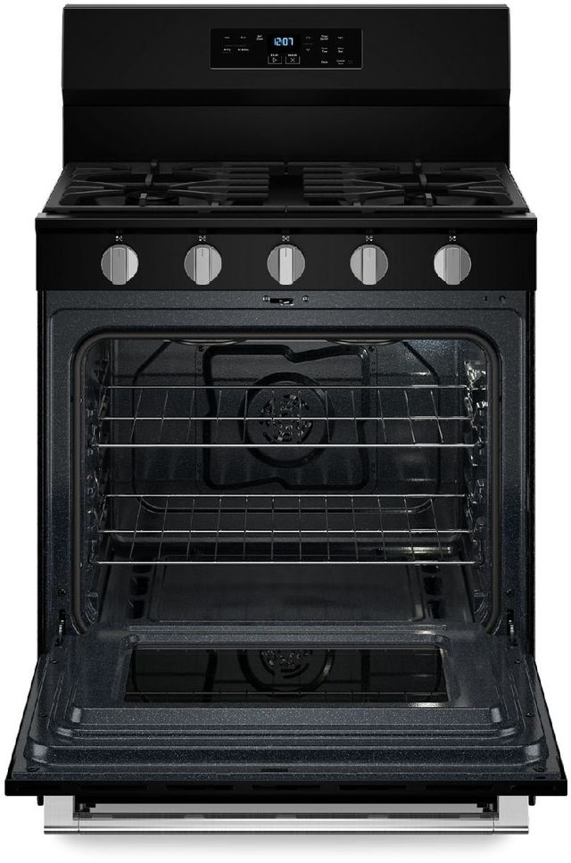 Maytag® 30" Black Freestanding Gas Range-1