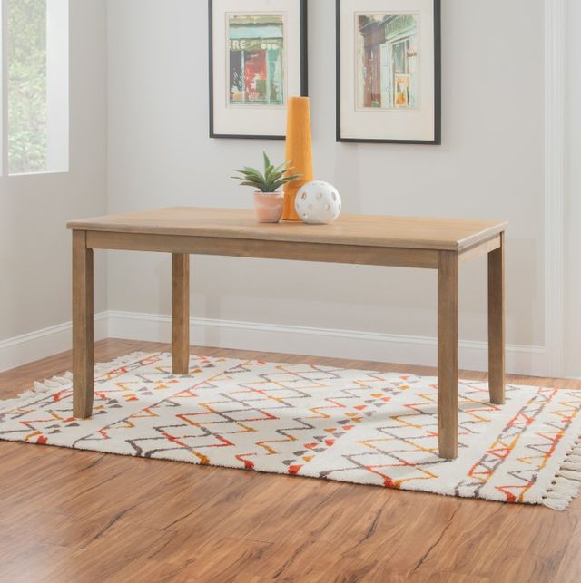 Linon Jordan Gray Wash Dining Table-1