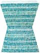 A & B Home Blue-Green Stool-1