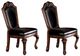 ACME Furniture Chateau De Ville 2-Piece Black/Cherry Dining Side Chair Set-2