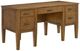 Elements International Portico Brown Oak Half Pedestal Desk-0
