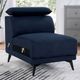 Furniture of America® Napanee 3-Piece Navy Right-Arm Facing Sectional and Chaise-4