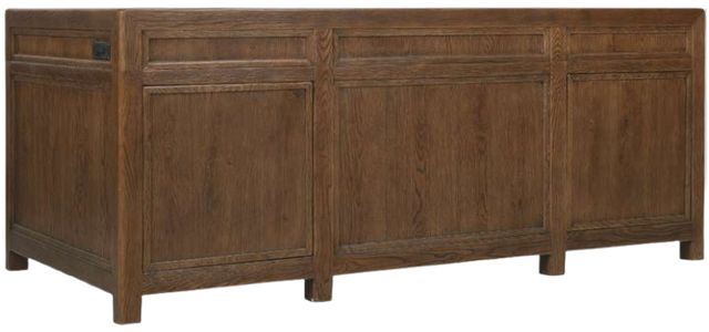 Hooker® Furniture Driftwood Worn Saddle Executive Desk-3