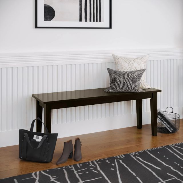 Jofran Inc. Simplicity Espresso Bench-3