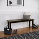 Jofran Inc. Simplicity Espresso Bench-3