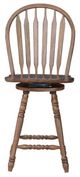 Liberty Furniture Carolina Crossing Windsor Antique Honey Swivel Counter Stool-2